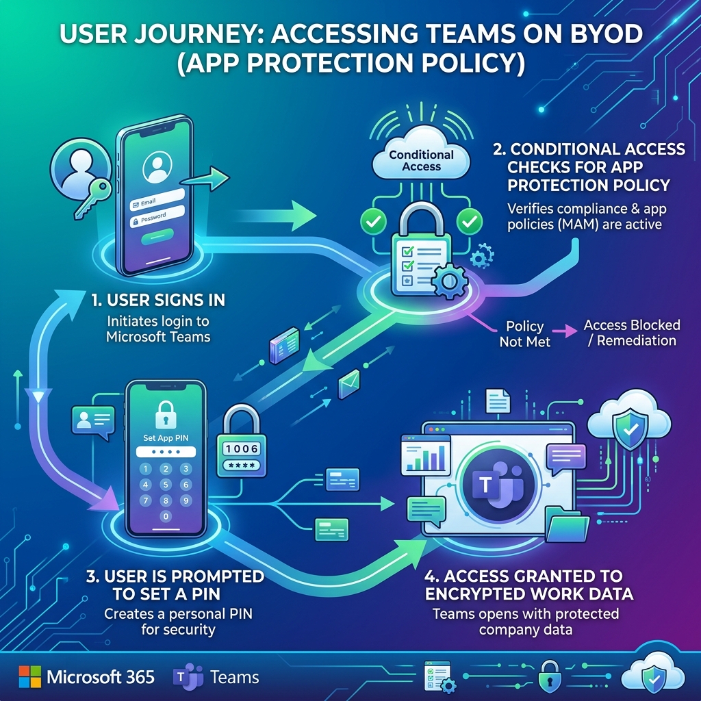 MAM and Conditional Access Workflow